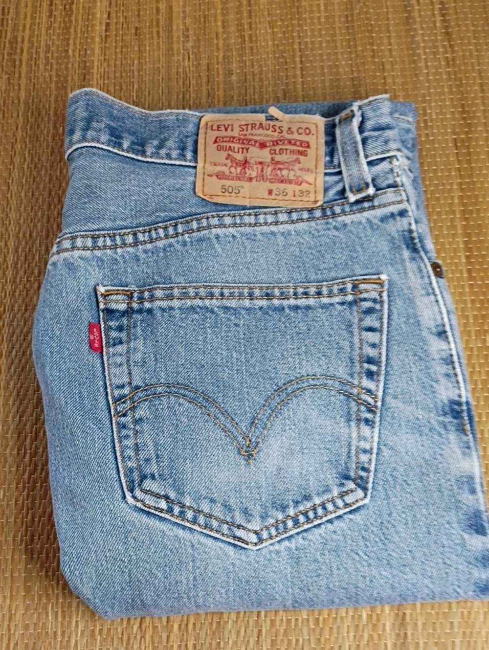 Levi's 505 Classic Fit Y2K Jeans - Light Blue 36x32